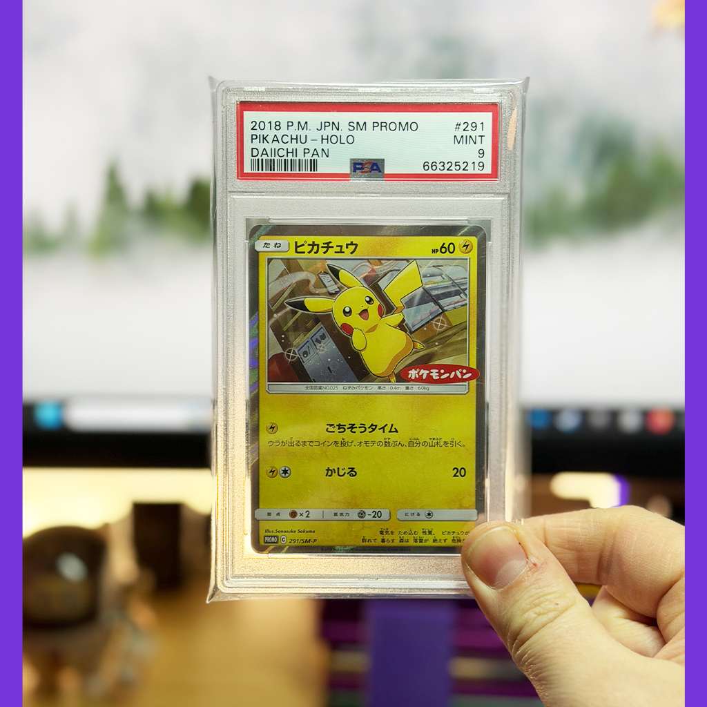 PSA 9 Pikachu 291/SM-P Daiichi Pan 2018 Promo Japanese