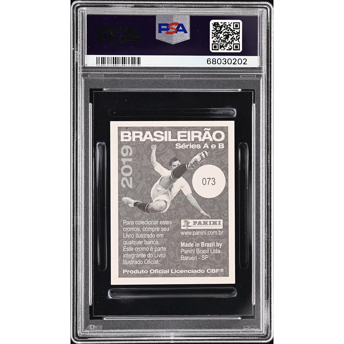 2019 Panini Campeonato Antony STICKER - PSA 6