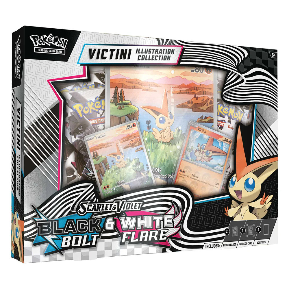 Pokémon Black Bolt & White Flare Unova Victini Illustration Collection
