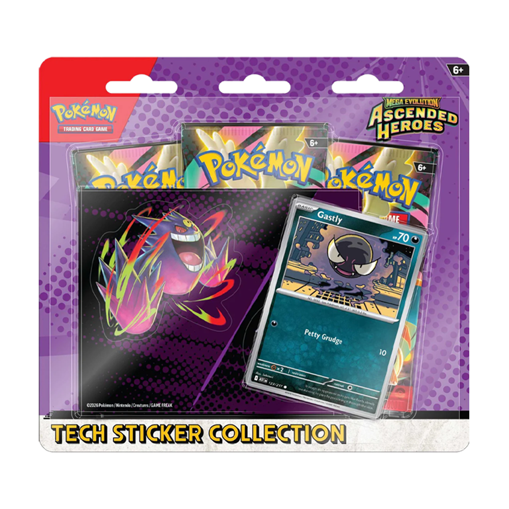 Pokémon Mega Evolution Ascended Heroes - Tech Sticker Collection