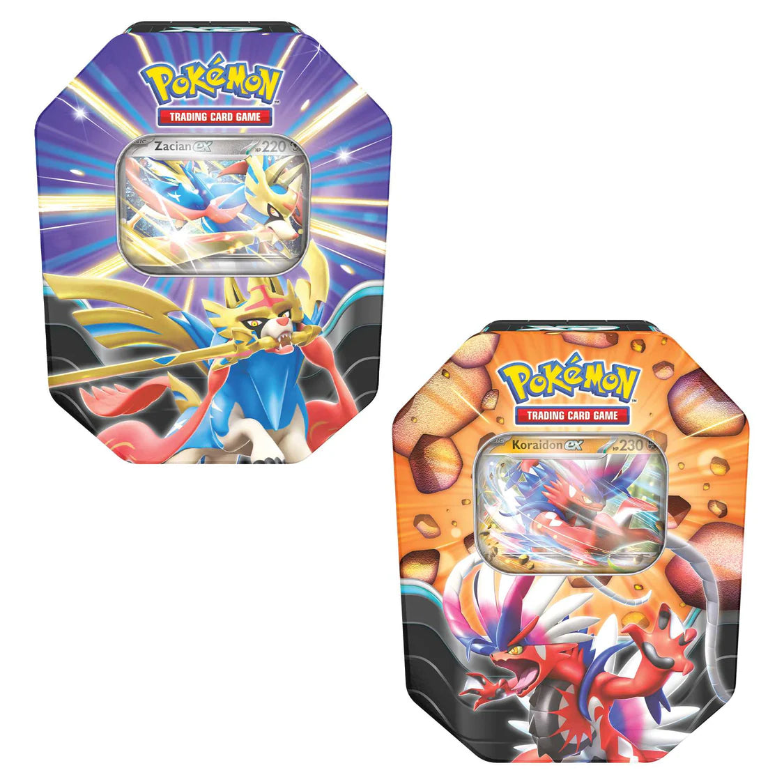 Pokémon Slashing Legends Ex Tin