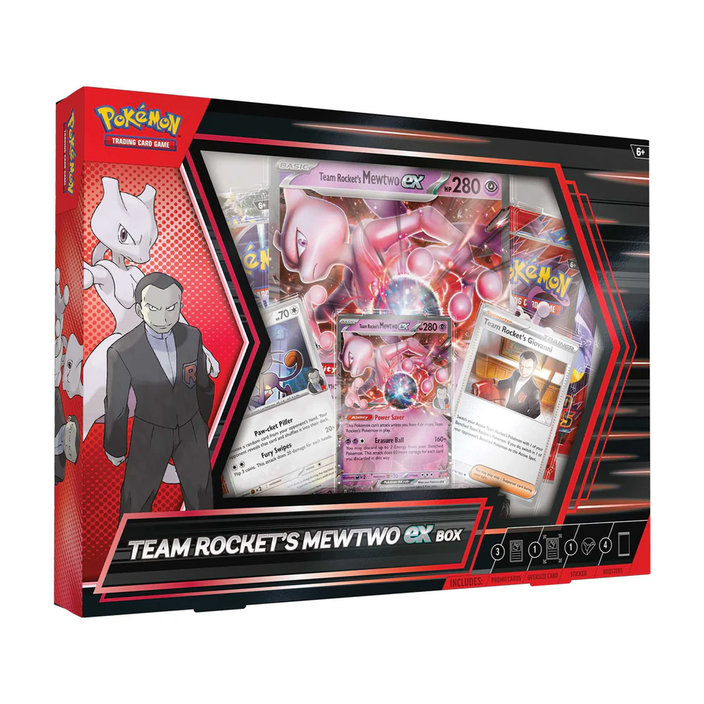Pokémon Team Rocket's Mewtwo ex Box