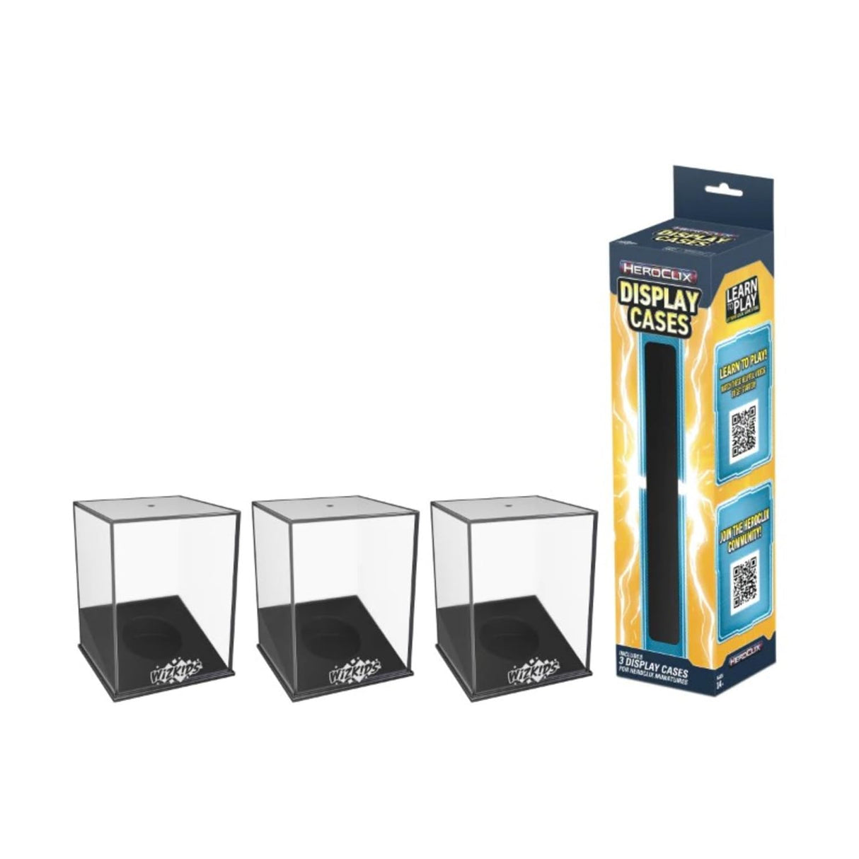 HeroClix Single Figure Display Cases (3 Pack)