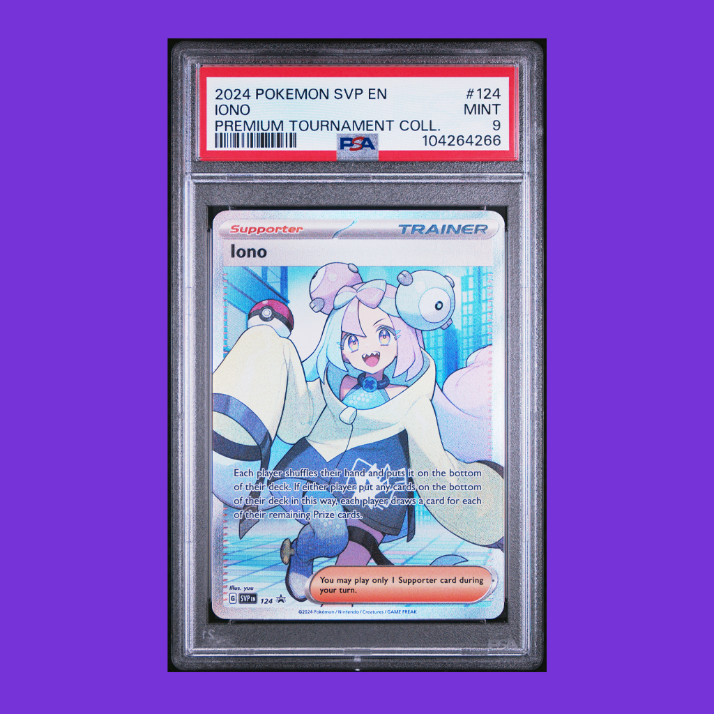 PSA 10 Iono SVP 124 Premium Tournament Coll. English