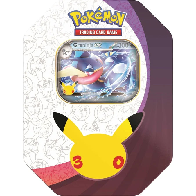 Pokémon 30th Celebration Greninja ex Tin