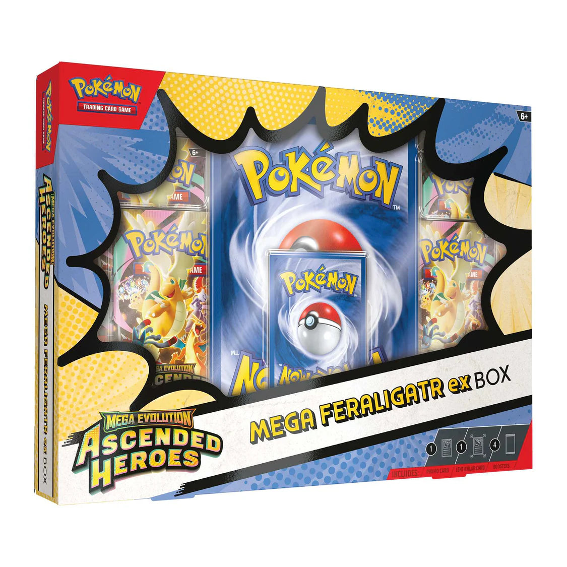 Pokémon Mega Evolution Ascended Heroes - Mega Feraligatr ex Box