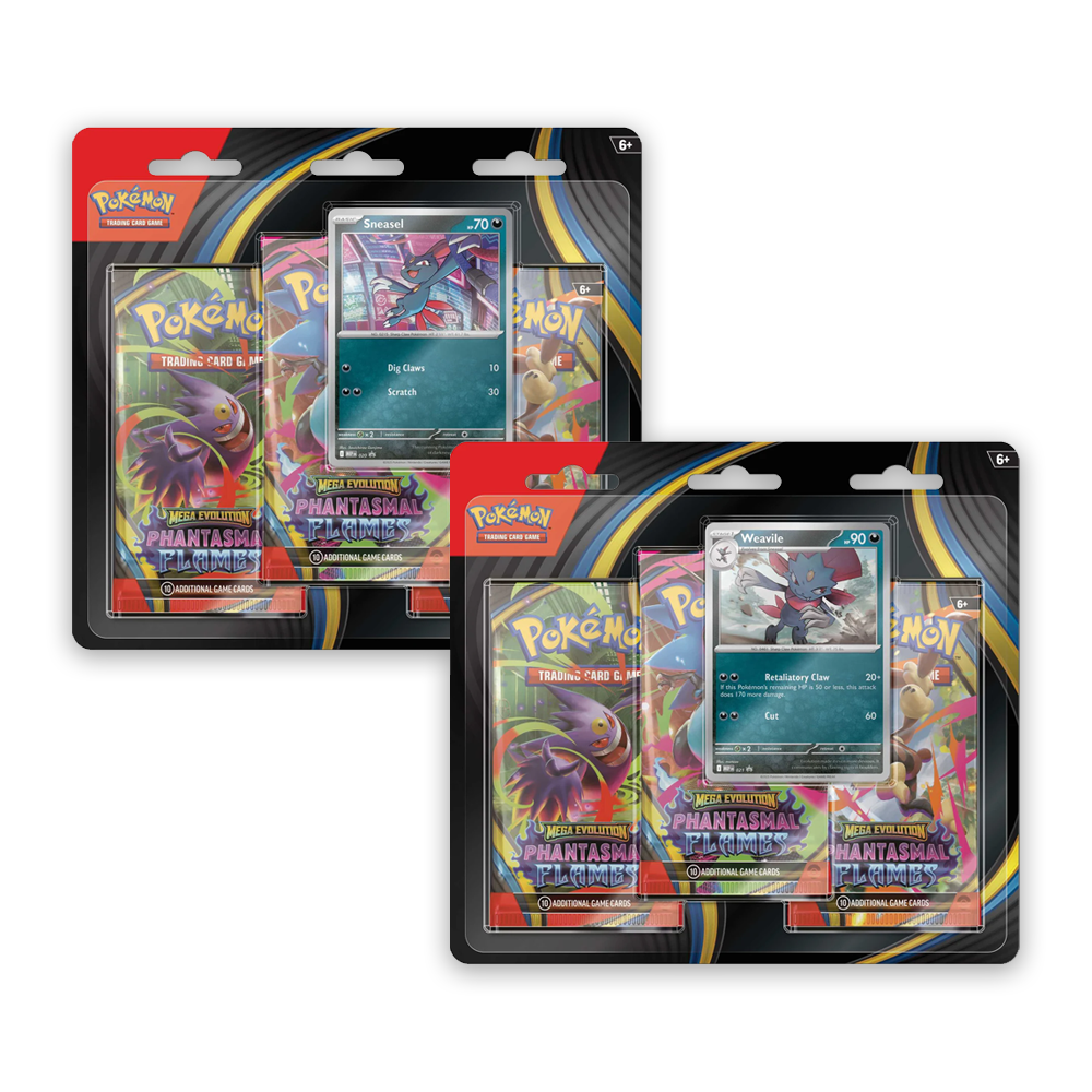 Pokémon Phantasmal Flames 3-Pack Blister