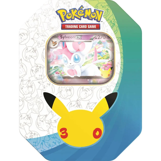 Pokémon 30th Celebration Sylveon ex Tin