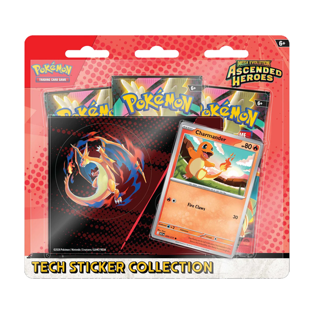 Pokémon Mega Evolution Ascended Heroes - Tech Sticker Collection