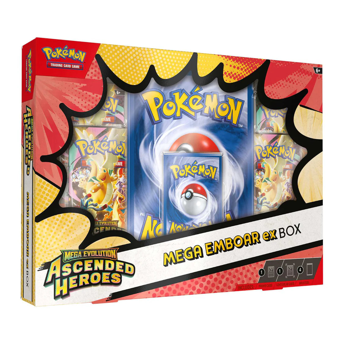 Pokémon Mega Evolution Ascended Heroes - Mega Emboar ex Box