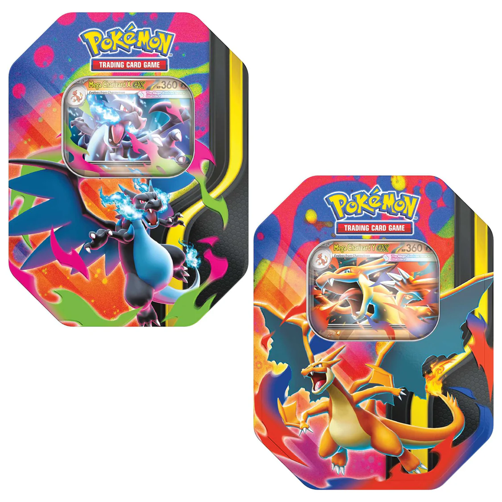 Pokémon Mega Charizard ex Tin