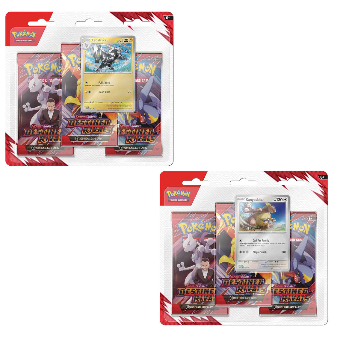 Pokémon Destined Rivals 3 Pack Blister