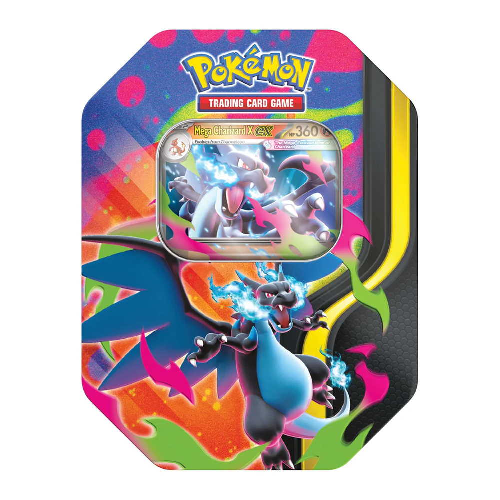 Pokémon Mega Charizard ex Tin