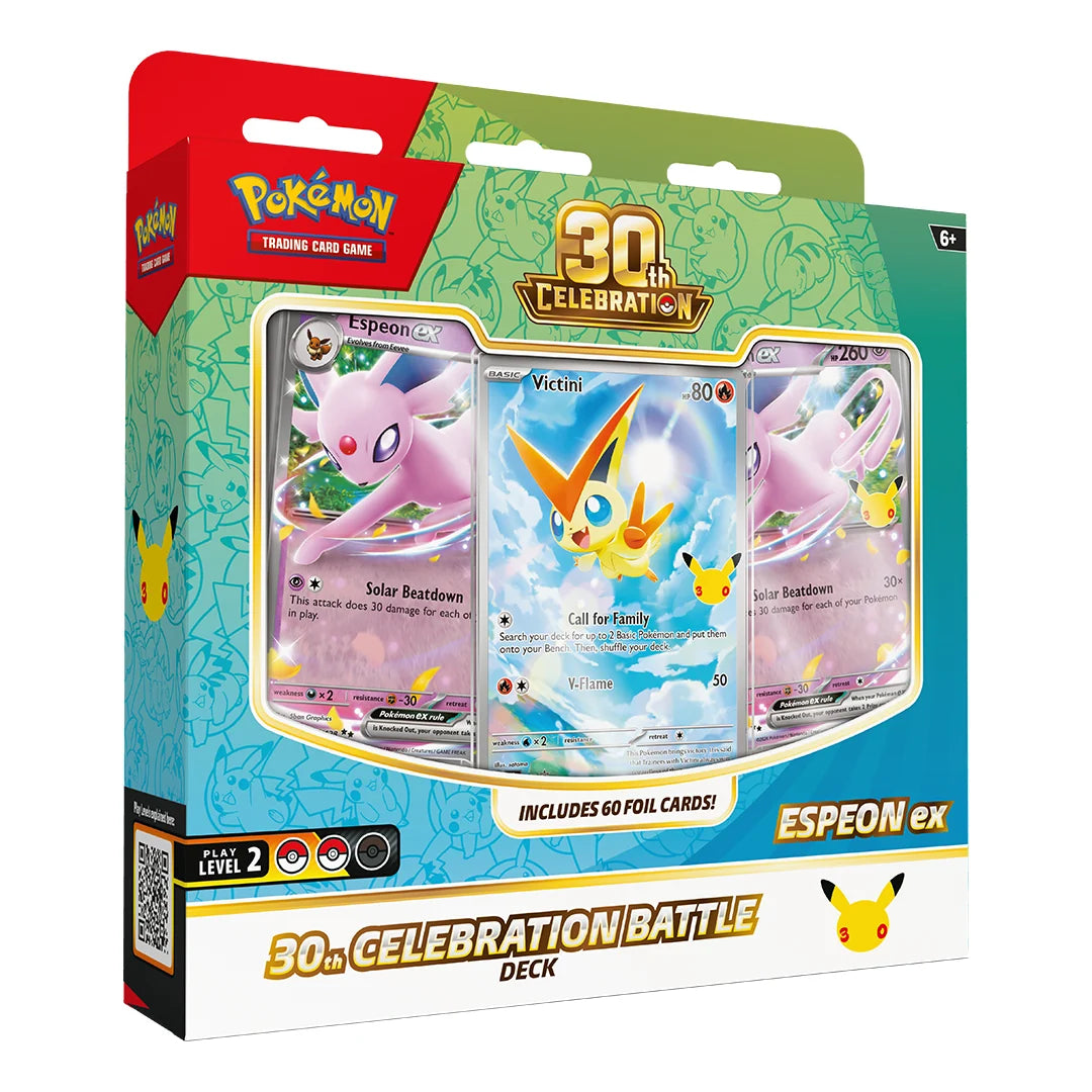 PRE-ORDER: Pokémon 30th Celebration Battle Deck