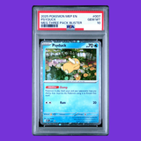 PSA 10 Psyduck MEP 007 Mega Evolution 3 Pack Blister Cosmo Holo Promo English