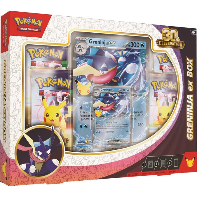 Pokémon 30th Celebration Greninja ex Box