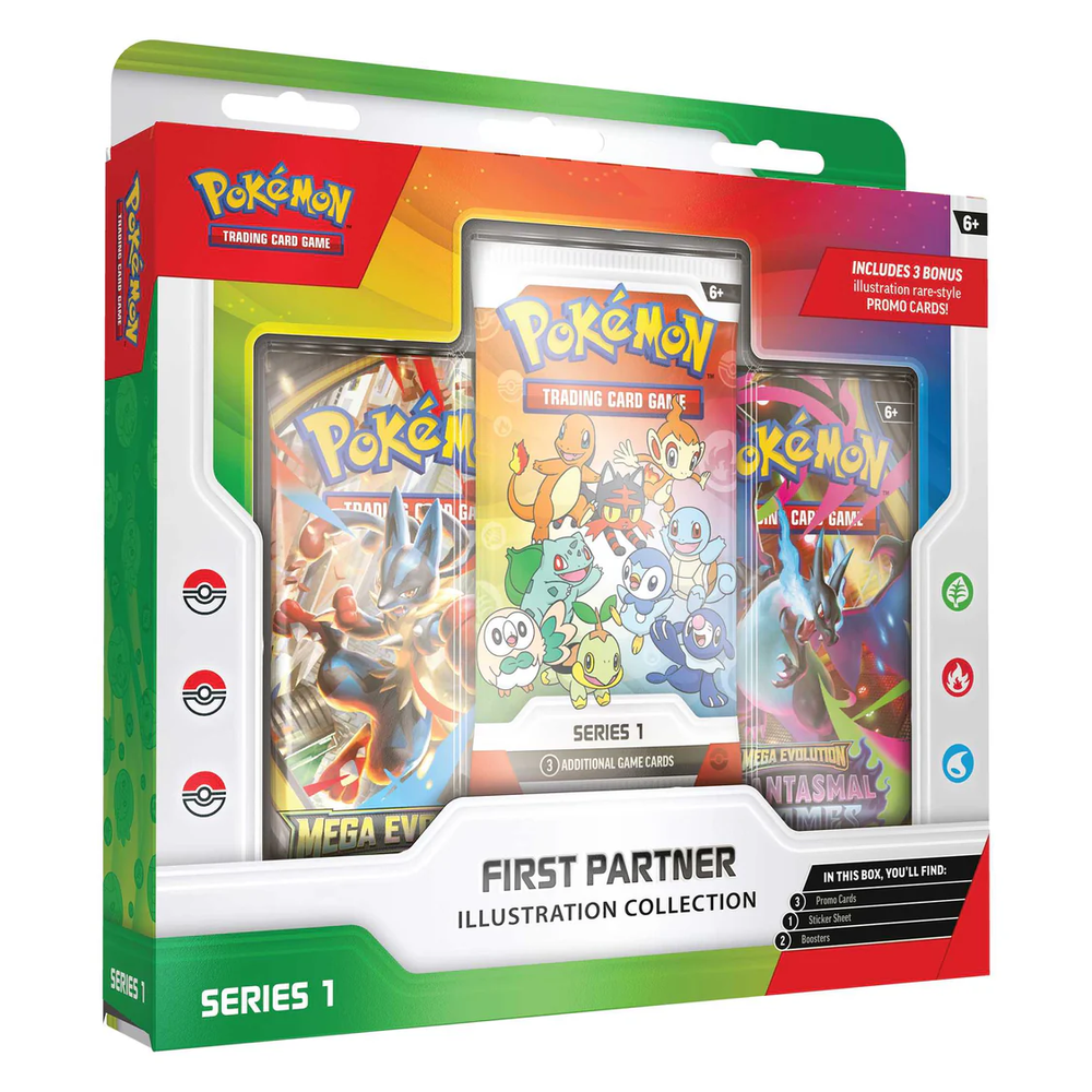 First Partner. Order Pokémon First Partner Illustration Collection - Series 1 – TCW Cards